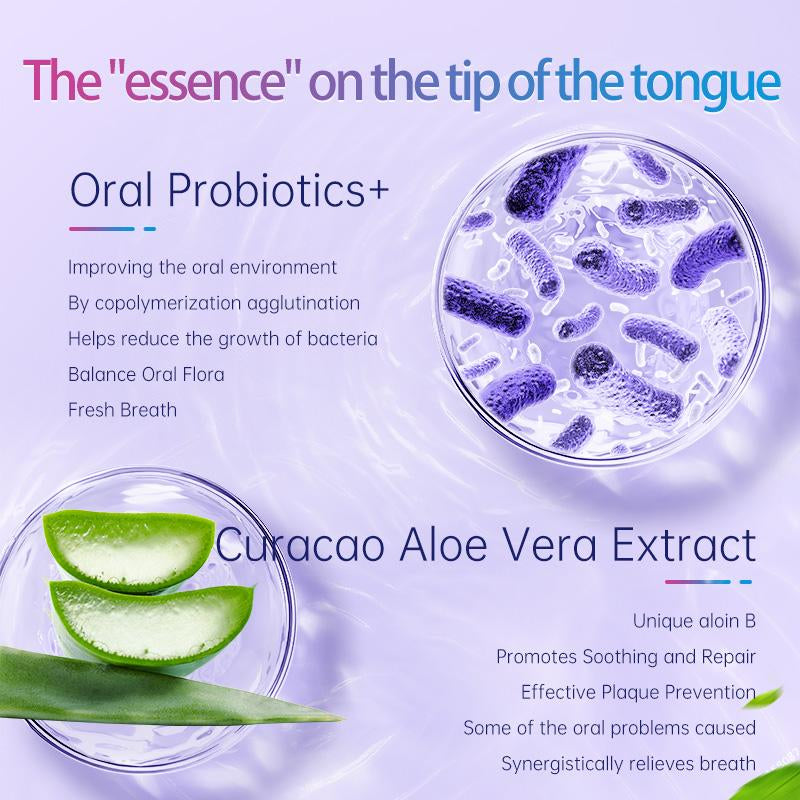 Blispring Tongue Scraper and Cleaning Gel Set | Targets Bad Breath at the Source, Ultimate Fresh Breath Routine (Scraper & Gel Bundle) Oral 1 Pcs